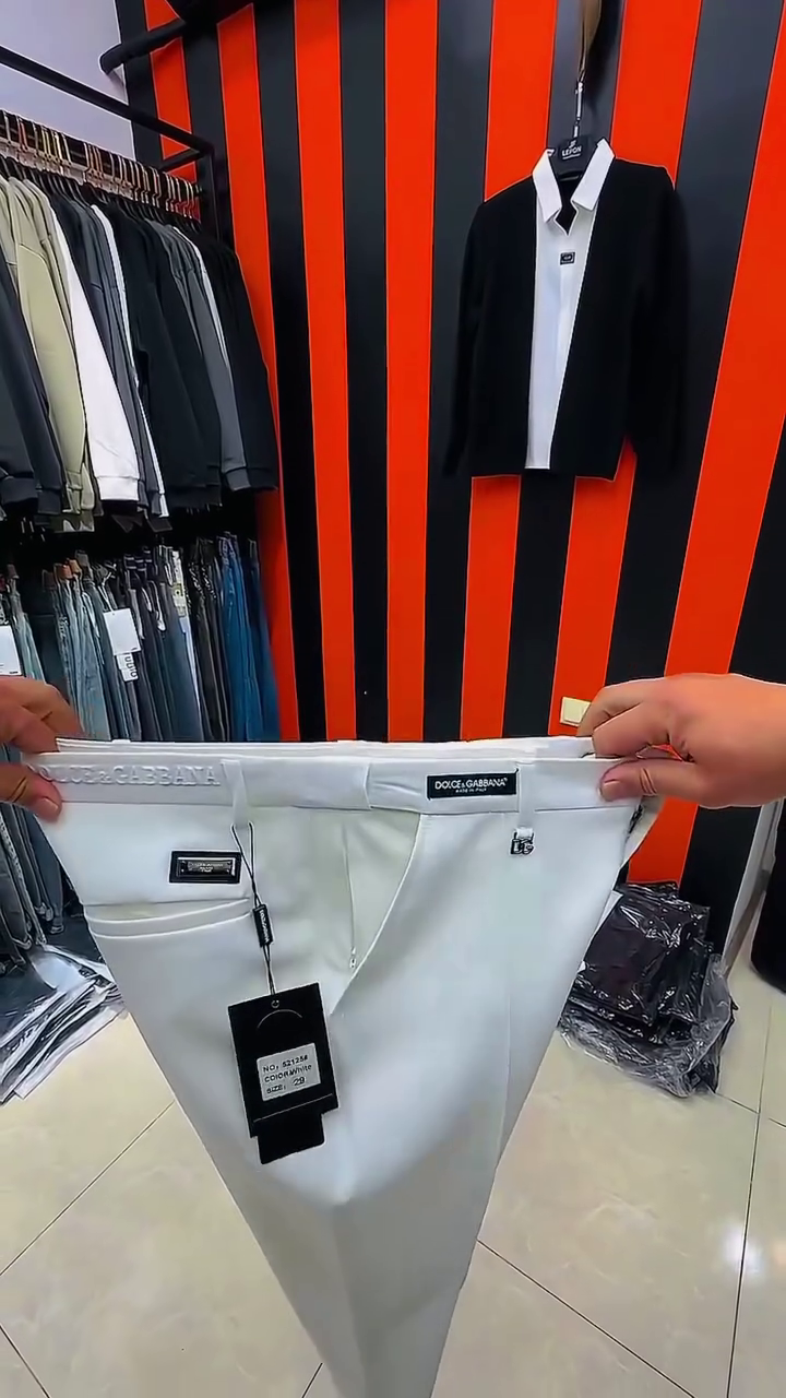 Black & White Contrast Polo Sweatshirt & Pant