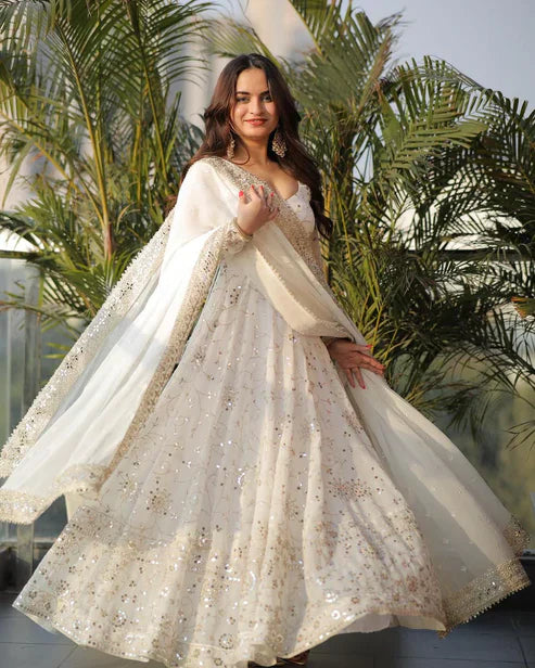 Beige Color Designer Indo Western Dress.